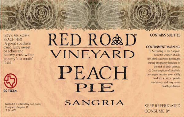 Sangria-Peach Pie Wine